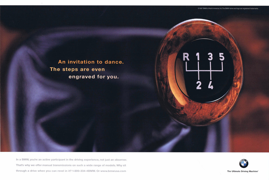 An Invitation to Dance, 1997 BMWNA Advertising Art