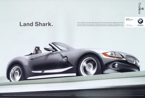 Land Shark, The New BMW Z4, 2003 BMWNA Advertising Art