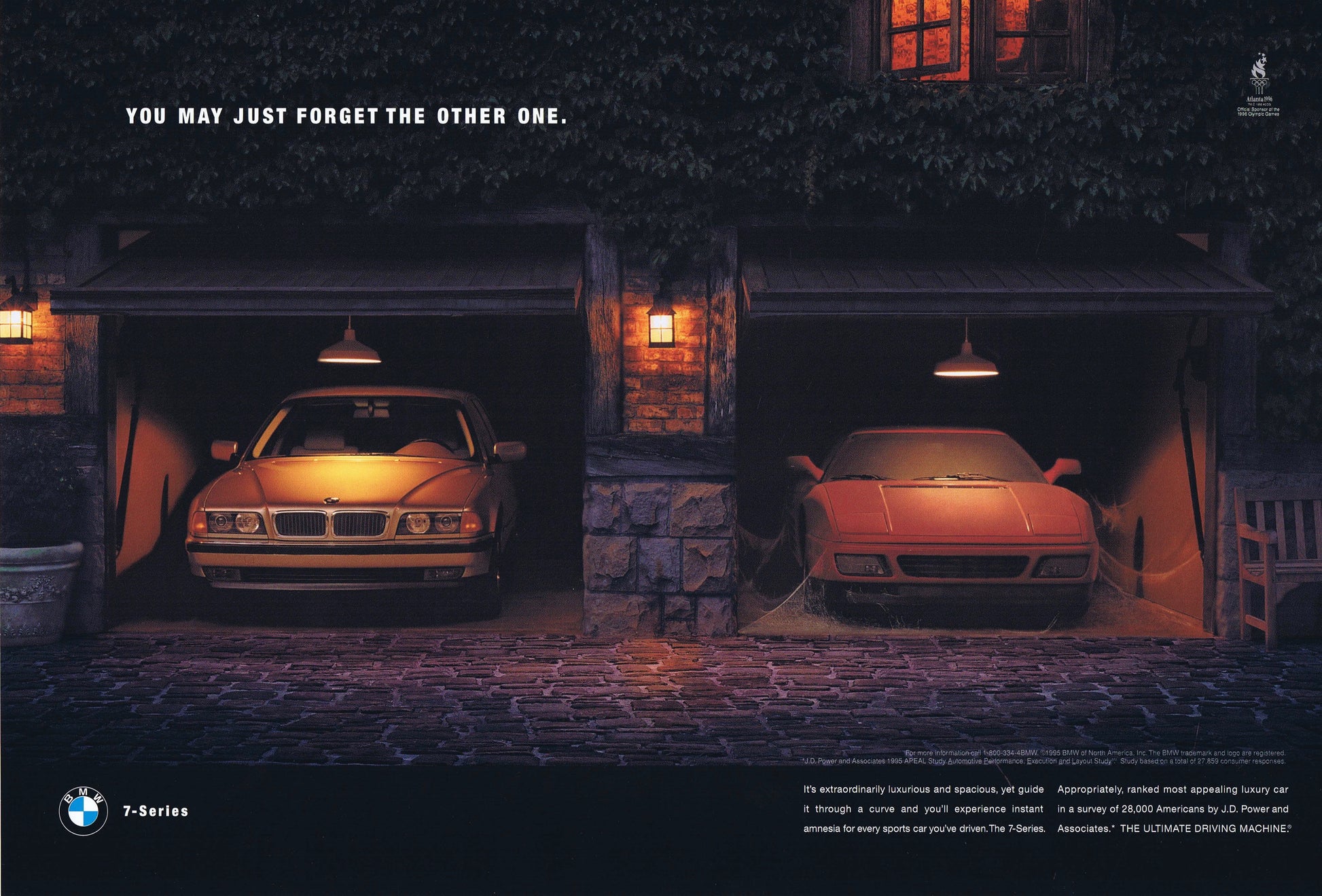 You May Just Forget the Other One, 1998 BMWNA Advertising Art - BMW CCA Foundation