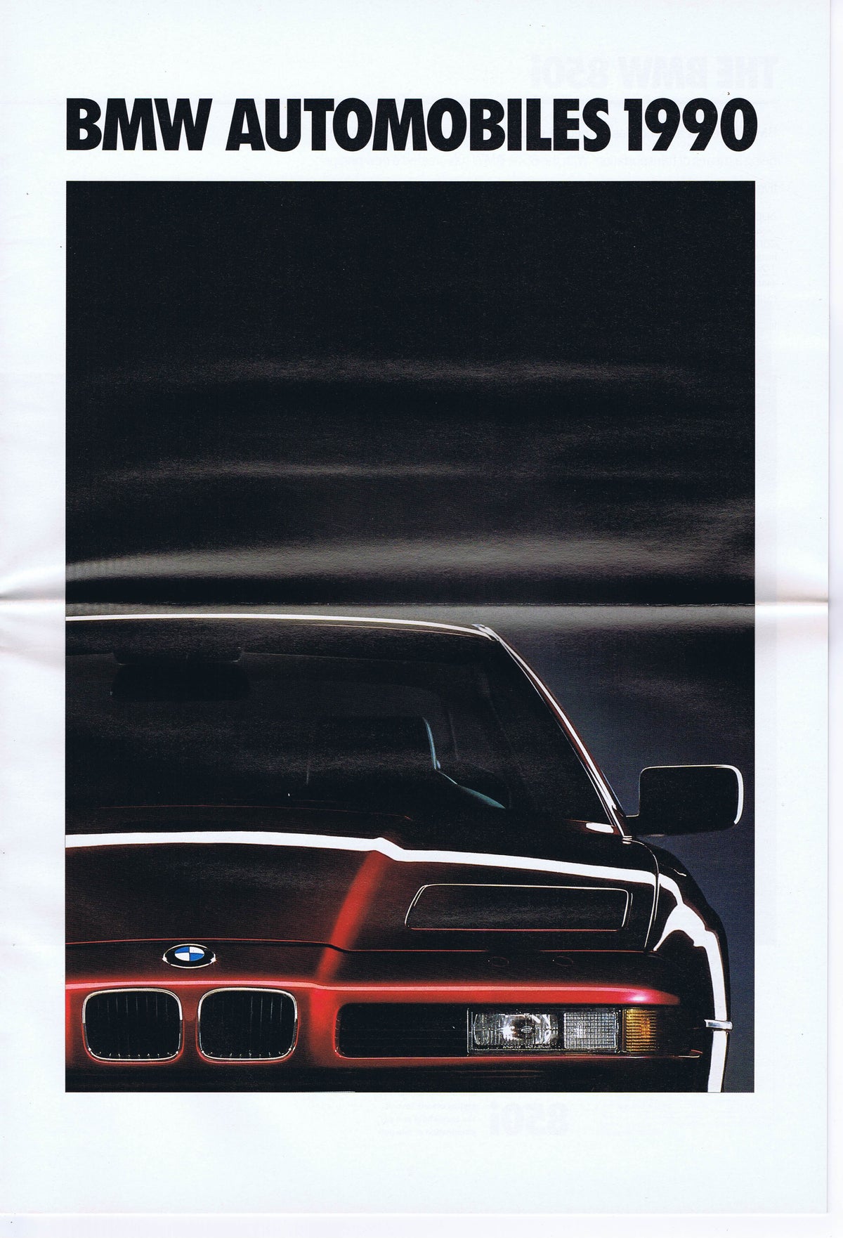 Brochure - BMW AUTOMOBILES 1990 - BMW CCA Foundation