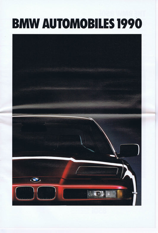 Brochure - BMW AUTOMOBILES 1990 - BMW CCA Foundation