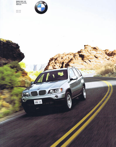 Brochure - BMW 2001 X5 Sports Activity Vehicle 3.0i 4.4i - BMW CCA Foundation