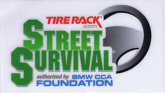 Decal - Tire Rack Street Survival (Inside car) - BMW CCA Foundation