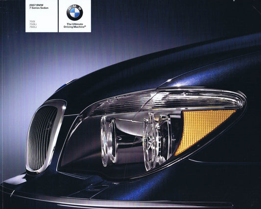 Brochure - BMW 2007 7 Series Sedan 750i 750Li 760Li (E66) - BMW CCA Foundation