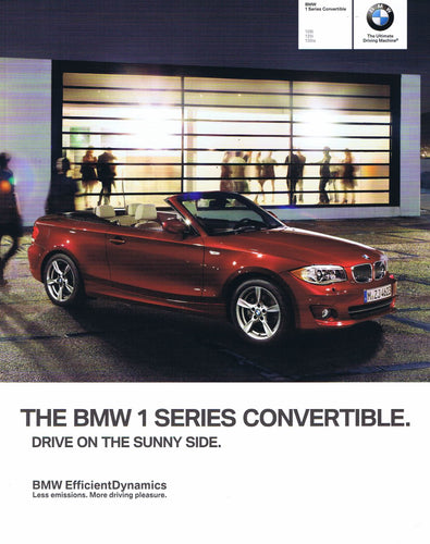 Brochure - 2012 BMW 1 Series Convertible 128i 135i 135is- E88