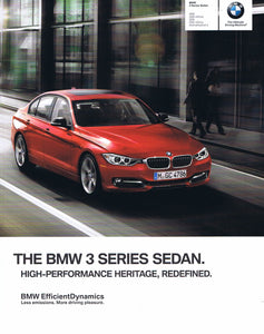 Brochure - The BMW 3 Series Sedan 328i/328i xDrive 335i/335i xDrive ActiveHybrid 3 - F30 Brochure