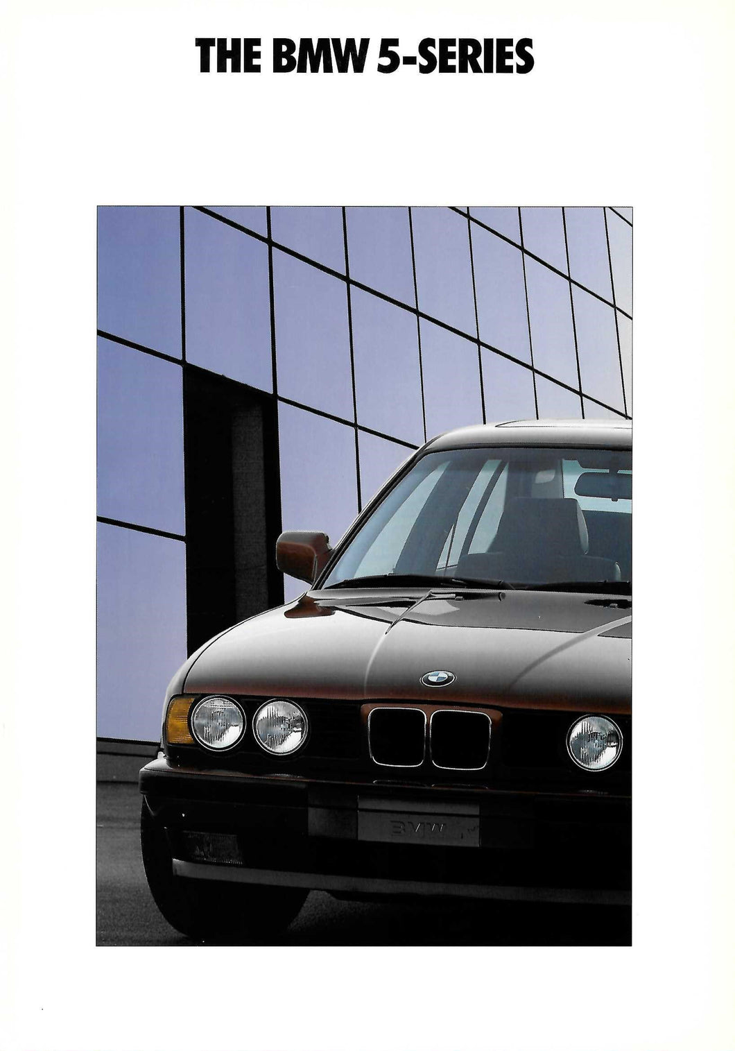 Brochure - The BMW 5-Series (E34 2/90)