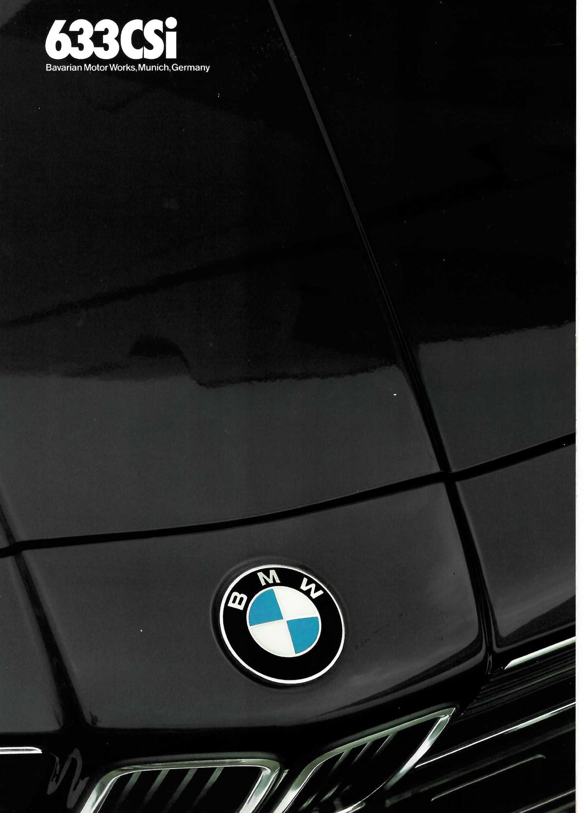 Brochure - 633CSi Barvarian Motor Works, Munich, Germany (1/84) - BMW CCA Foundation