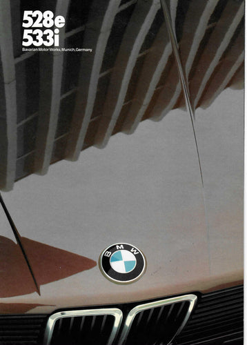 Brochure - 528e 533i Bavarian Motor Works, Munich, Germany (1984 2nd Version) - BMW CCA Foundation