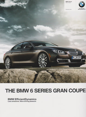 Brochure - The BMW 6 Series Gran Coupe.  - 2013 F13 Brochure