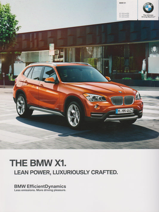 Brochure - The BMW X1. - 2014 F20 Brochure - BMW CCA Foundation