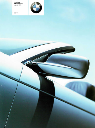 Brochure - The New BMW 3 Series Convertible 323Ci (2nd version) - BMW CCA Foundation
