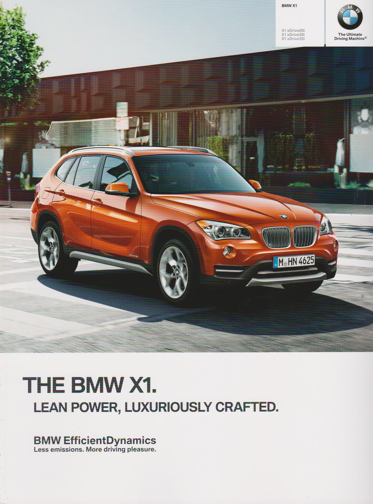 Brochure - The BMW X1. - 2013 F20 Brochure - BMW CCA Foundation