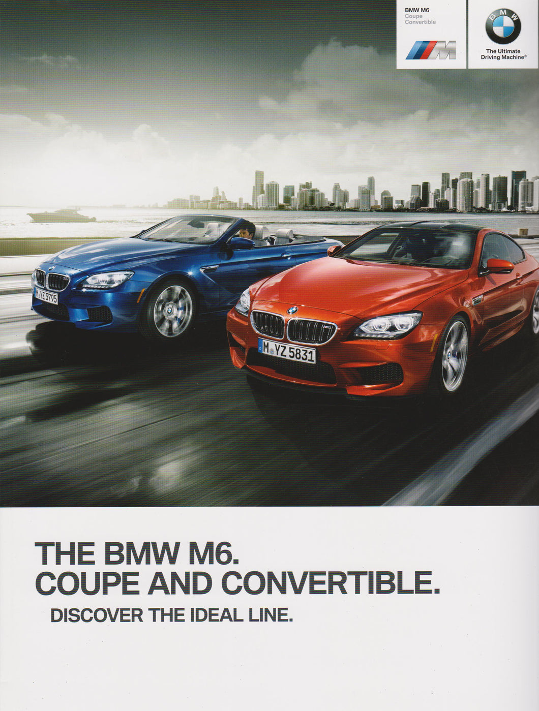 Brochure - BMW M6 Coupe and Convertible  Discover the ideal line (2014 F12 / F13)