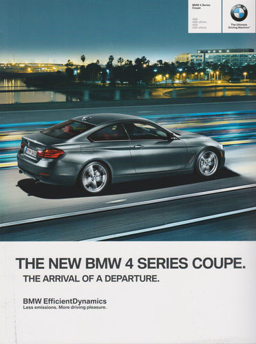Brochure - The New BMW 4 Series Coupe. 428i/428i xDrive 435i/435i xDrive - 2014 F32 Brochure
