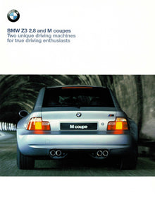 Brochure - The BMW Z3 2.8 and M coupes (E36/7)