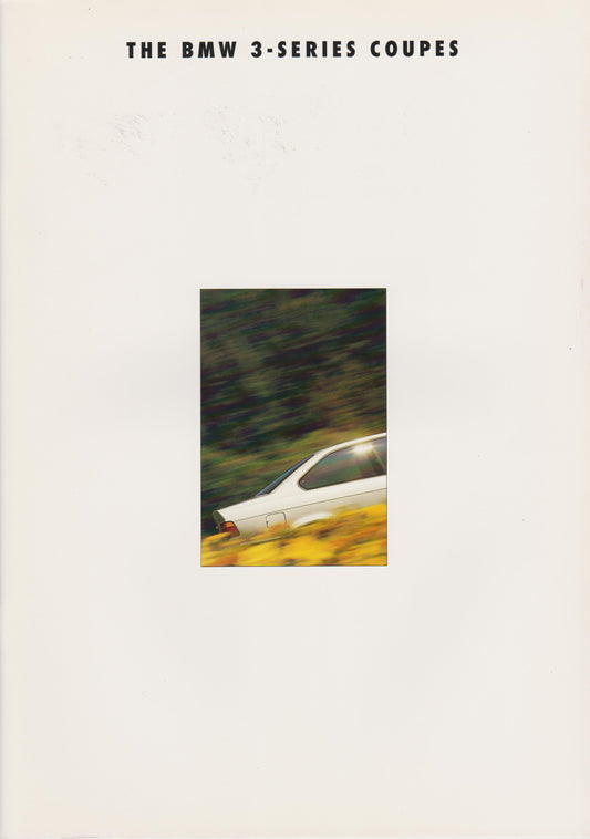 Brochure - The BMW 3-Series Coupes (1994) - BMW CCA Foundation
