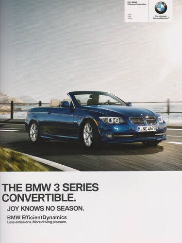 Brochure - BMW 2011 3 Series Convertible 328i 335i 335is (E93 2nd version) - BMW CCA Foundation