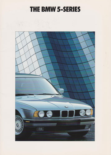 Brochure - THE BMW 5-SERIES (1992 E36) - BMW CCA Foundation