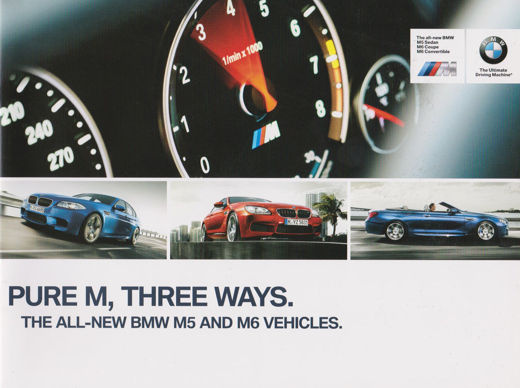 Brochure - The all-new BMW M5 Sedan M6 Coupe M6 Convertible (2013 F12 / F13)