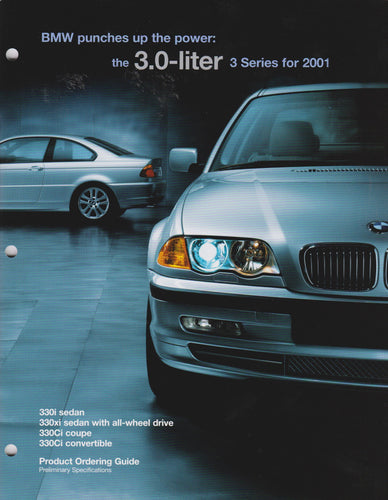 Brochure - BMW punches up the power: the 3.0-liter 3 series for 2000 Product Ordering Guide - BMW CCA Foundation