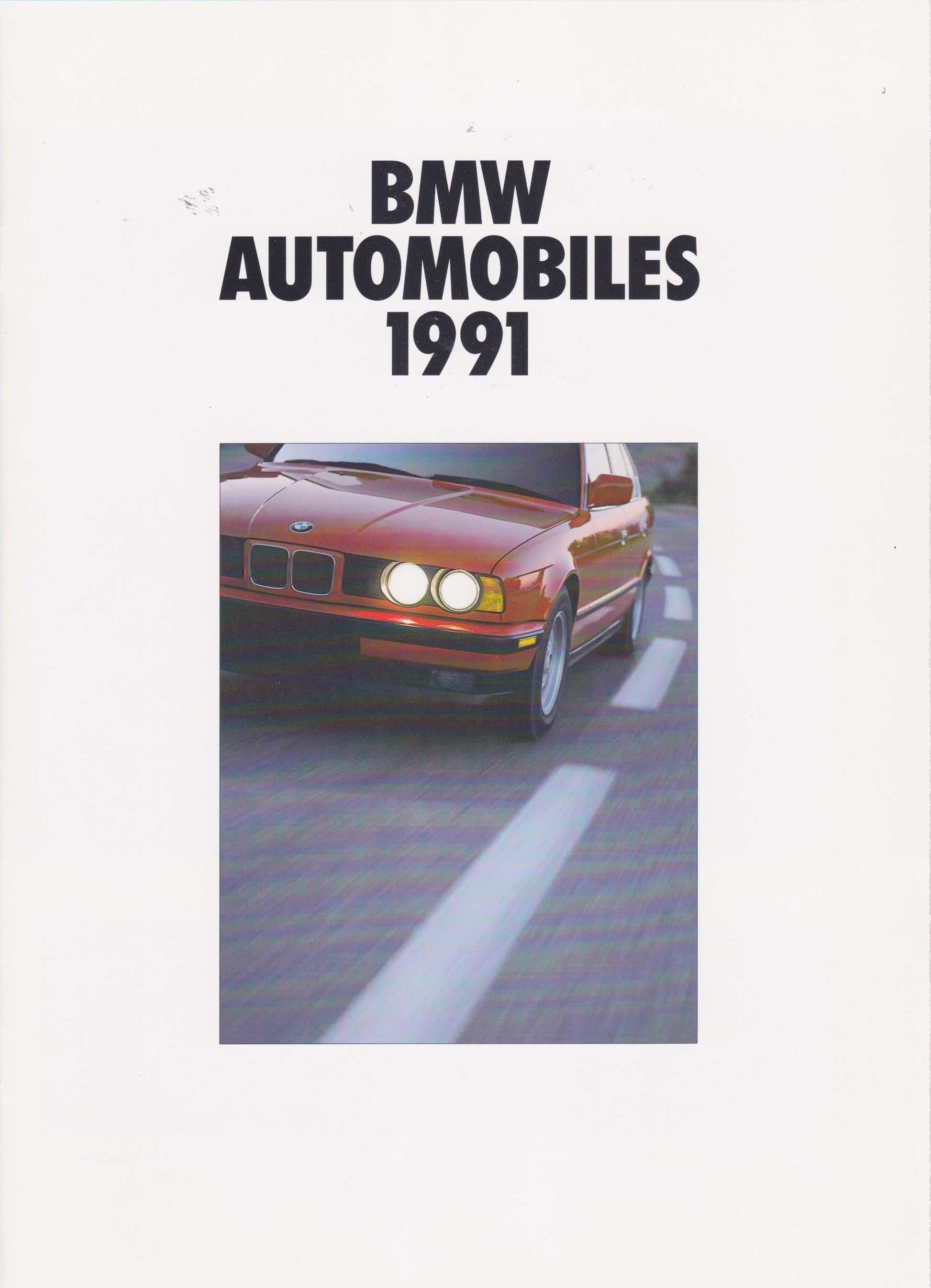 Brochure - BMW AUTOMOBILES 1991 - BMW CCA Foundation