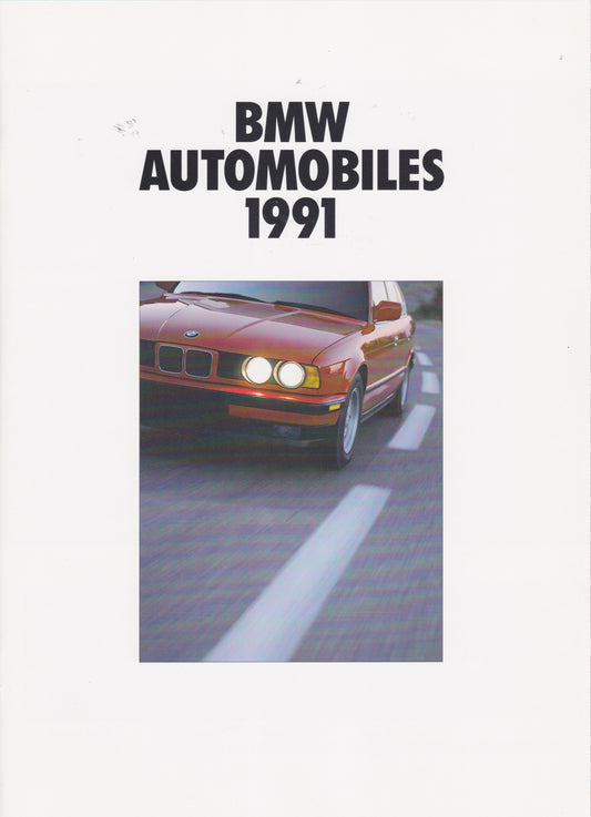 Brochure - BMW AUTOMOBILES 1991 - BMW CCA Foundation