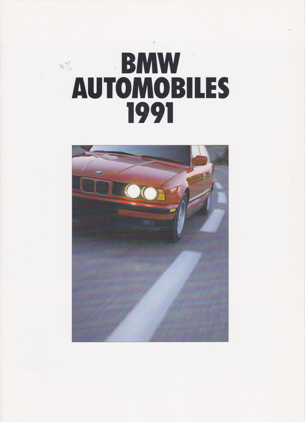 Brochure - BMW AUTOMOBILES 1991