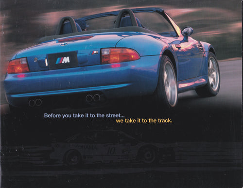 Brochure - Before you take it to the street... we take it to the track - BMW CCA Foundation