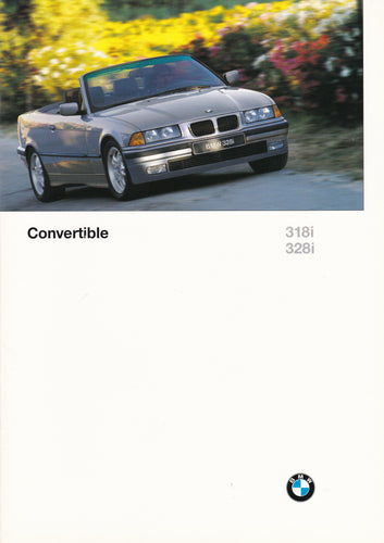 Brochure - Convertible 318i 328i (1996) - BMW CCA Foundation