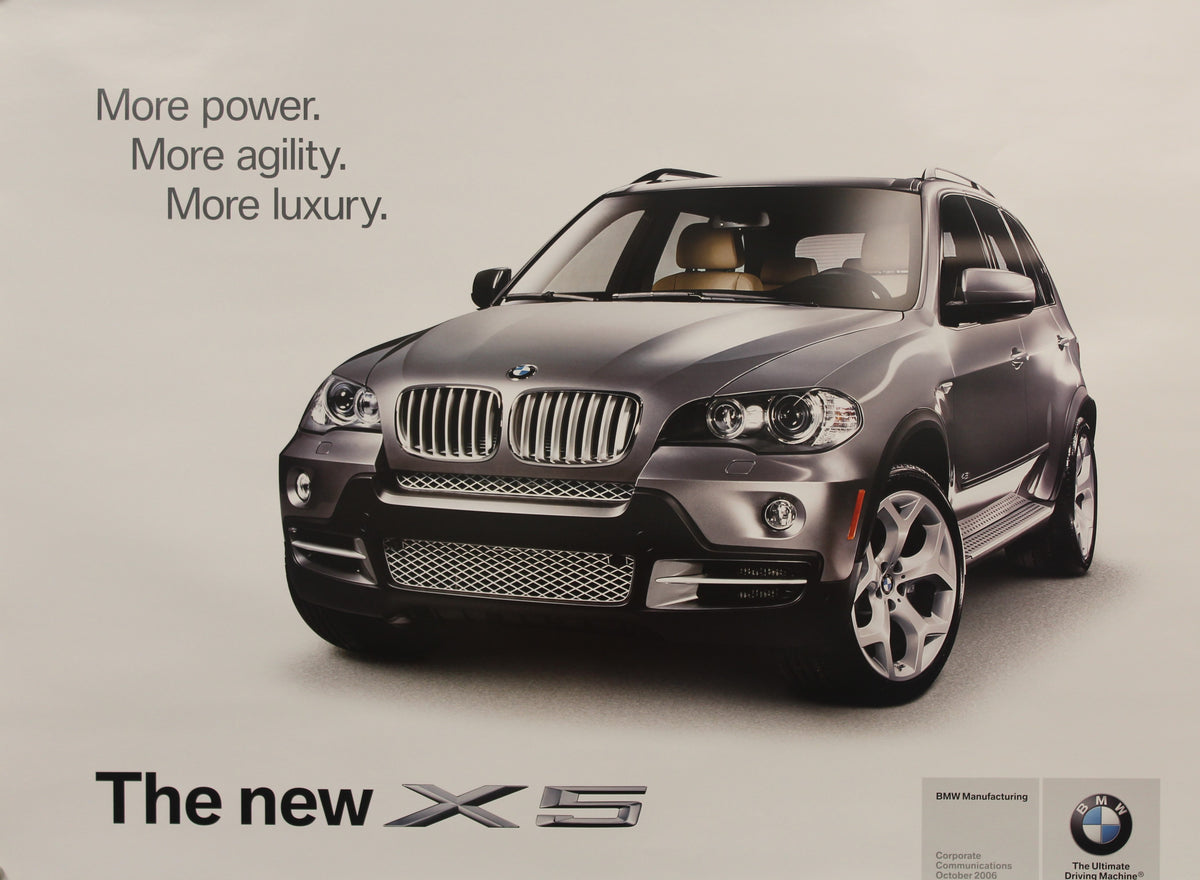 Poster-More Power More Agility More Luxury The New X5 2007 (E70) - BMW CCA Foundation