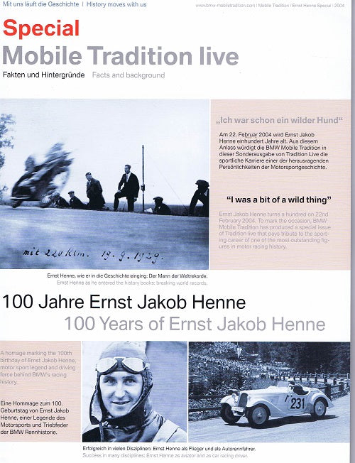 Magazine - Mobile Tradition / Ernst Henne Special / 2004 - BMW CCA Foundation
