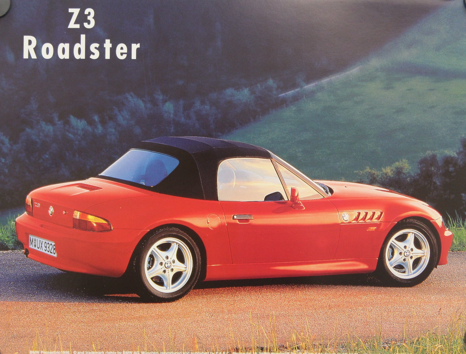 Poster - Z3 Roadster - Side View - BMW CCA Foundation