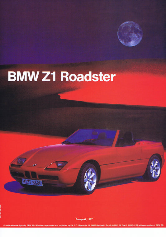 Poster -BMW Z1 Roadster - BMW CCA Foundation