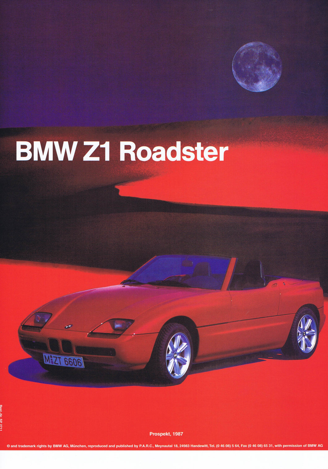 Poster -BMW Z1 Roadster