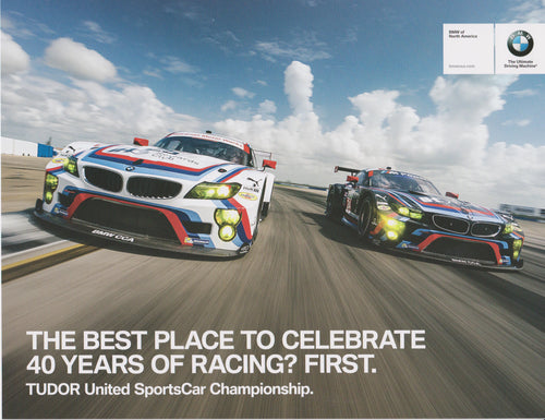 Signature Card - The Best Place to Celebrate 40 Years of Racing? First. Tudor United SportsCar Championship.