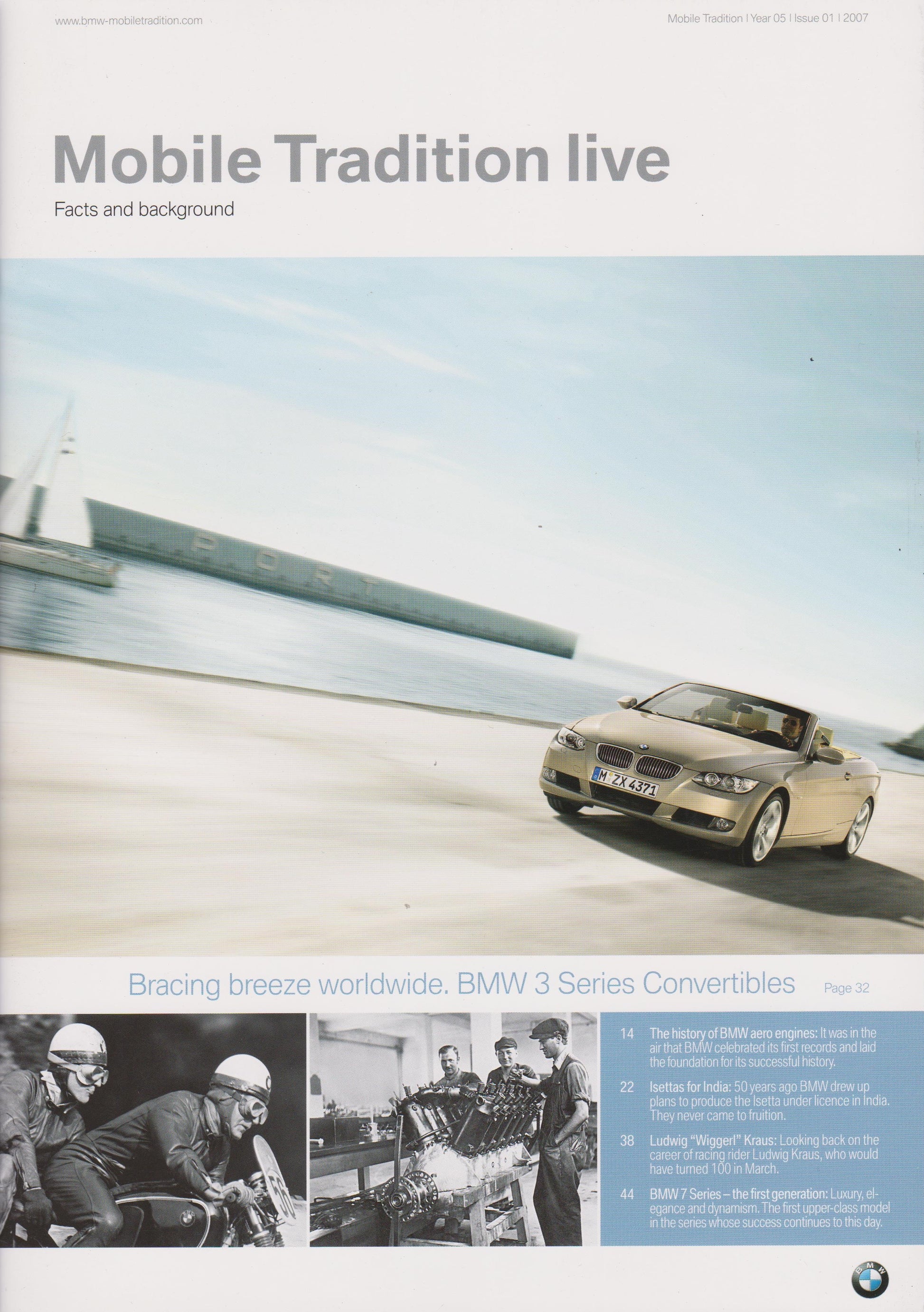 Magazine - Mobile Tradition Live / Issue 01 / 2007 - BMW CCA Foundation