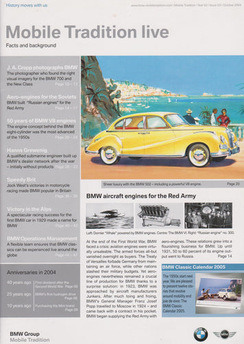 Magazine - Mobile Tradition Live / Issue 03  / 2004 - BMW CCA Foundation