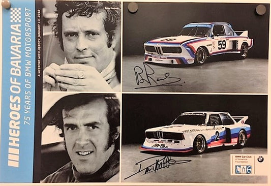 Autographed Print - Heroes of Bavaria - BMW Motorsport - BMW CCA Foundation