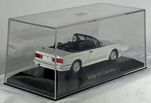 Maxichamps 1:43 White BMW 1987 E30 M3 Cabriolet