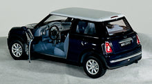 Load image into Gallery viewer, Kinsmart 1:28 Blue Mini Cooper