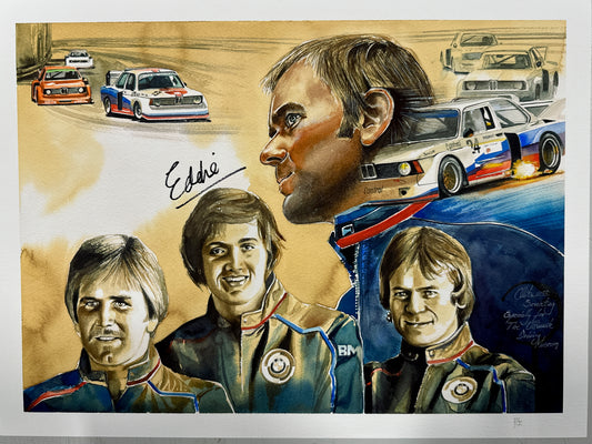 BMW Junior Team Print signed by Eddie Cheever - BMW CCA Foundation