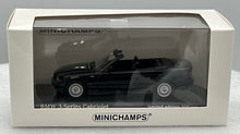 Load image into Gallery viewer, Maxichamps 1:43 Black BMW 1993 E36 Cabriolet