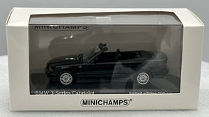 Maxichamps 1:43 Black BMW 1993 E36 Cabriolet
