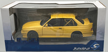 Load image into Gallery viewer, Solido 1:18 BMW E30 M3 St. Fighter Yellow 1990