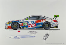 Load image into Gallery viewer, Autographed Print - BMW M6  GT3 Signed by 2 drivers