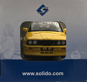 Solido 1:18 BMW E30 M3 St. Fighter Yellow 1990