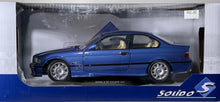 Load image into Gallery viewer, Solido 1:18 Blue Estoril BMW E36 Coupe M3