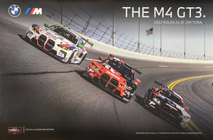 Poster - The M4 GT3s, 2022 Rolex 24 at Daytona