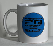 Load image into Gallery viewer, BMW CCA Foundation 20th Anniversary Coffee Mug